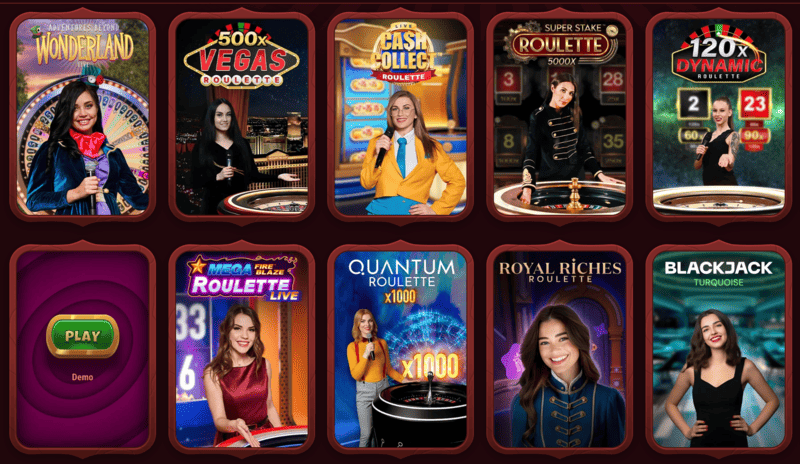  Live casino bij de beste casino’s van Nederland